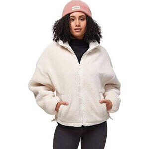 Alo Yoga Women's Flurry Sherpa Jacket Faux Fur Coat Size XS